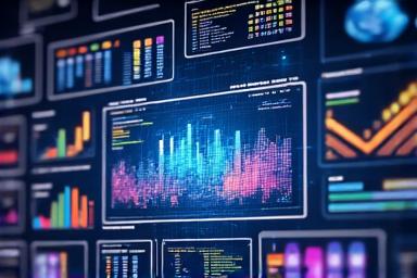 A dashboard with various graphs and business metrics.